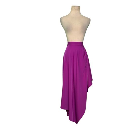 Fuchsia asymmetrical hi low skirt size Small - Picture 10 of 10